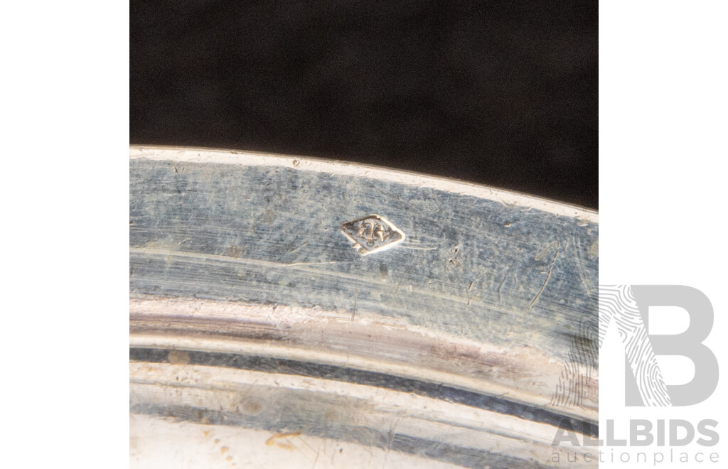 Rare Armand Frenais Sterling Silver Dish for Restaurant Maison Dorée, C.1877–1902