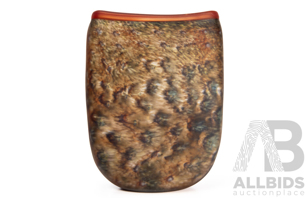 Stunning Grant Donaldson Art Glass Vase