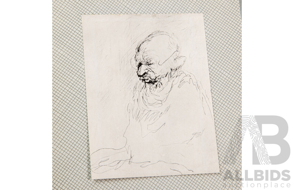 Sketches of Gandhi by Feliks Topolski (1953)  With Introduction by Devadas Gandhi