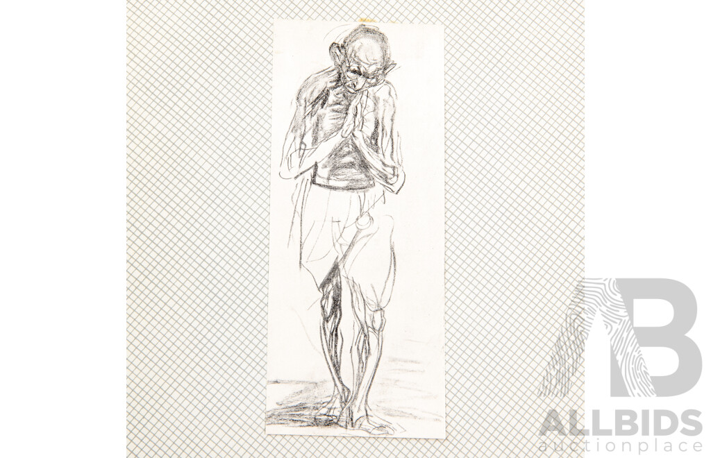 Sketches of Gandhi by Feliks Topolski (1953)  With Introduction by Devadas Gandhi