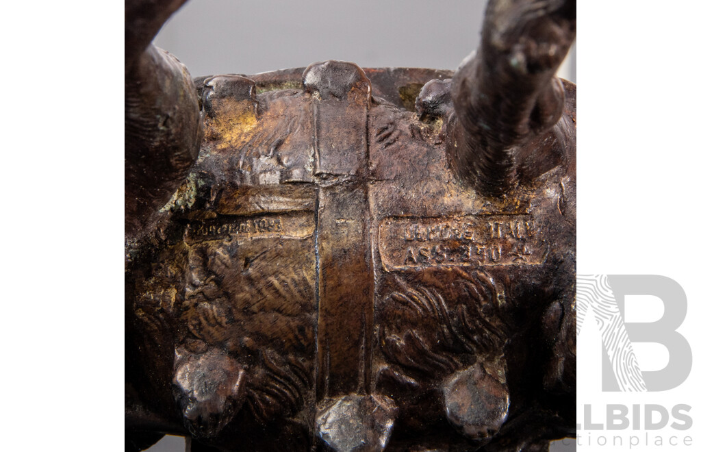 Italian Bronze Three Wise Men on Camels