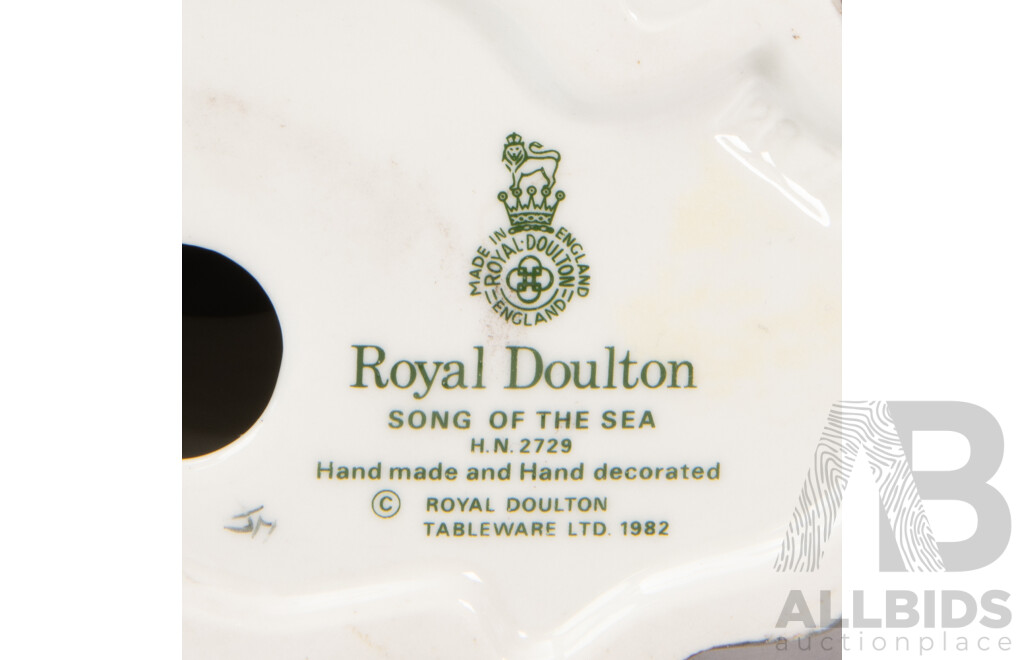 Two Royal Doulton Figurines, The Song of the Sea HN2729, The Craftsman HN2284