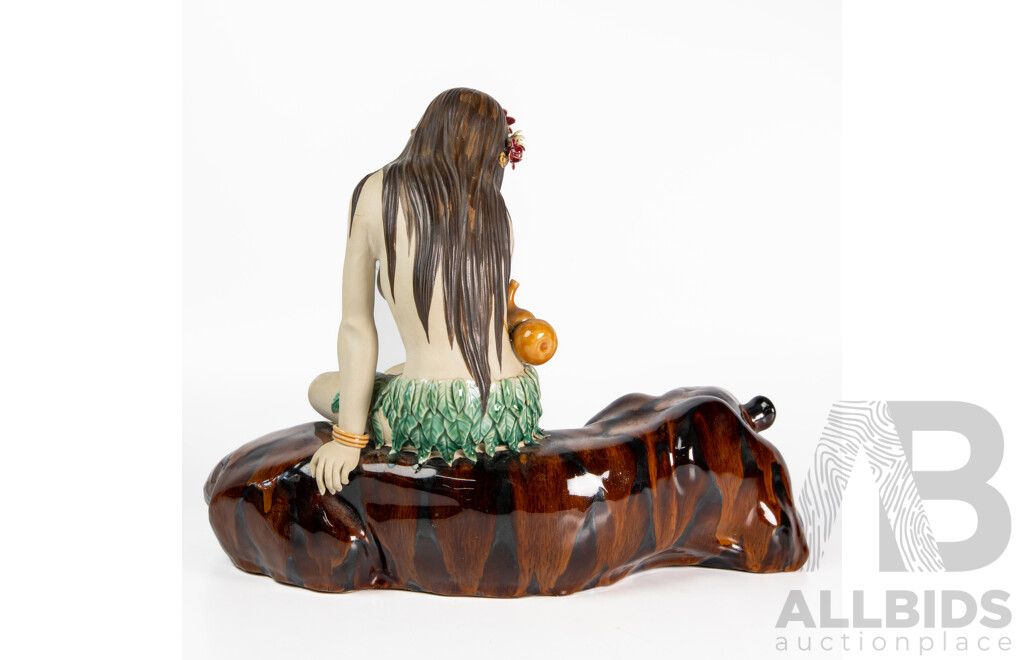 Large Chinese Shiwan Pottery Figural Group Depicting Yang Xiang