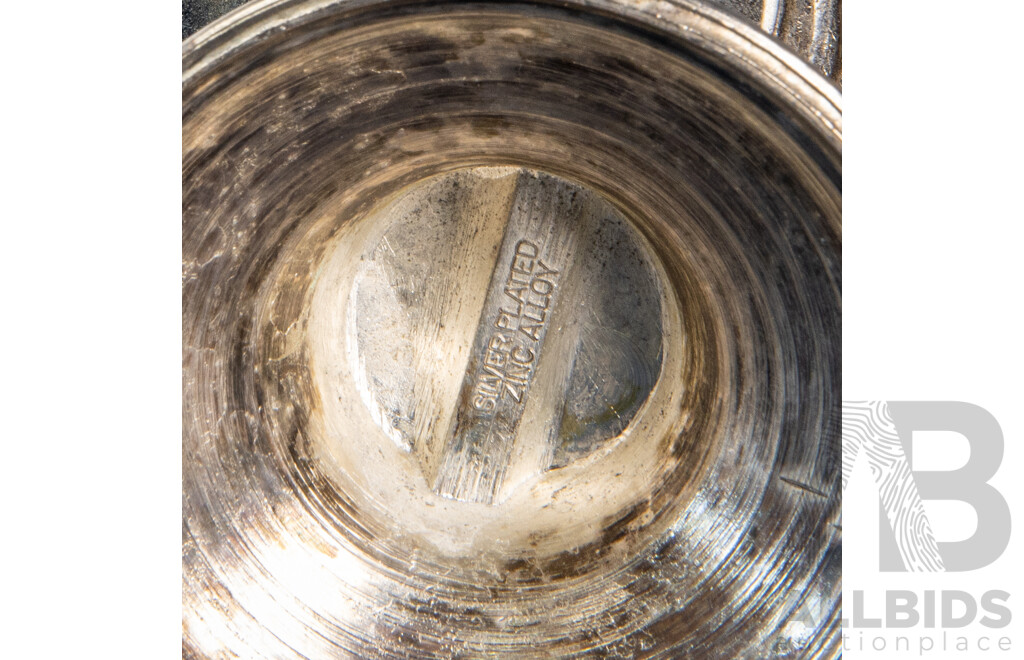 Vintage Silver Plate Sugar Scuttle