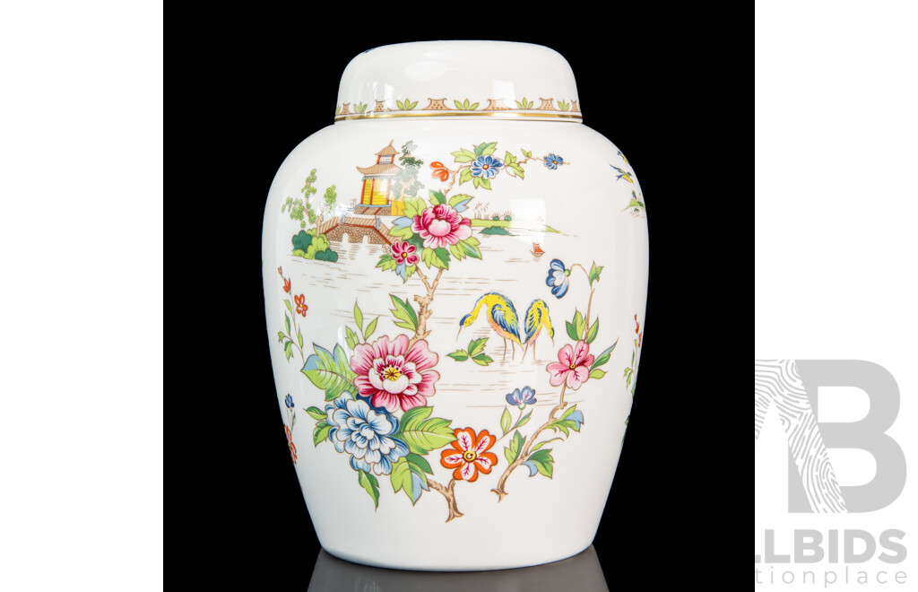 Crown Staffordshire 'Pagoda' Ginger Jar