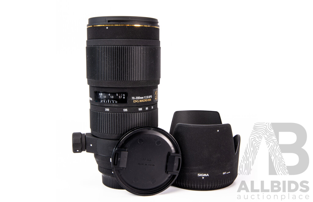 Sigma EX 70,200mm F,2.8 APO DG Macro HSM Lens, Made in Japan