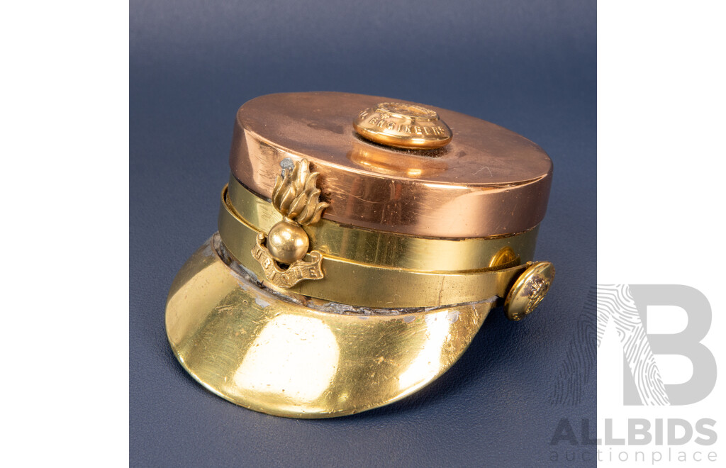Trench Art Royal Engineers Military Cap