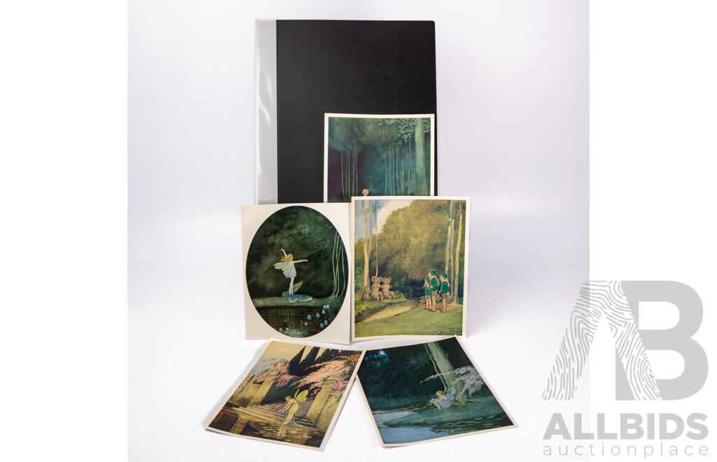 Folio of 18 Ida Rentoul Outhwaite Fairy Illustration Plates