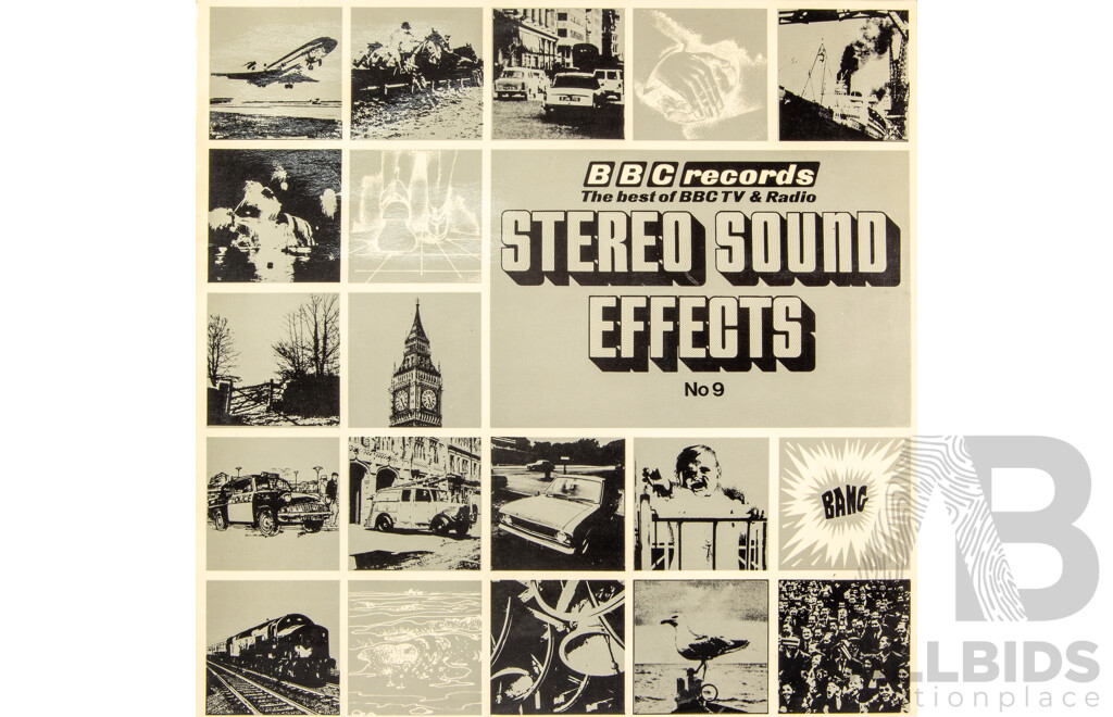 Set of Six Vintage Sound Effects LP Records