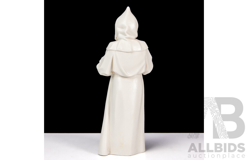 Algora (Spain) Porcelain Figure # F2313. Monk at Prayer.