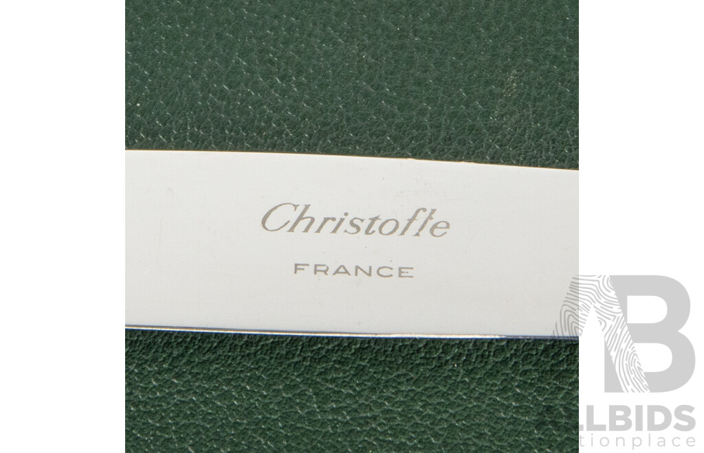Christofle Sterling Silver Cutlery Featuring Saddam Hussein's Iraq Coat of Arms