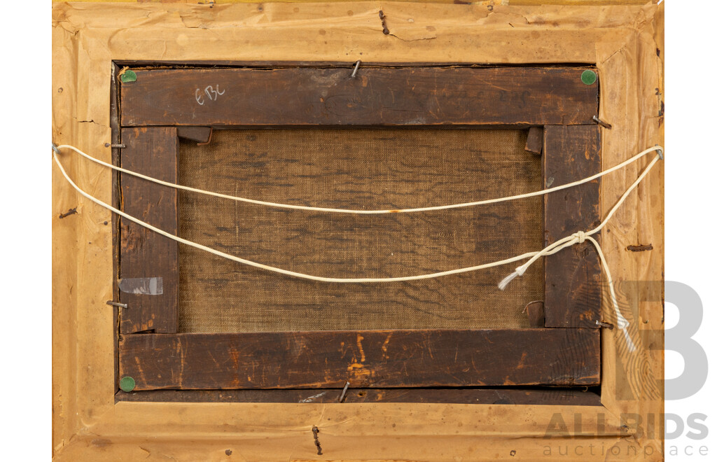 Adolphus Knell (British, 19th Century), Ship in Rough Ocean, Oil on Canvas