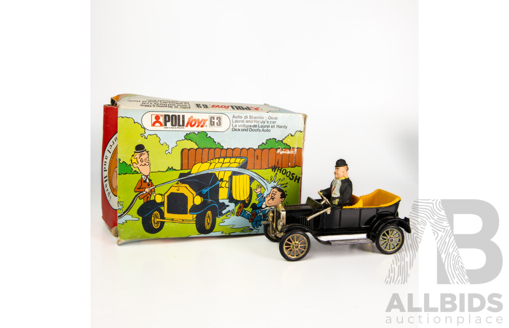 Politoy Laurel and Hardy Die-Cast Car, Model B304