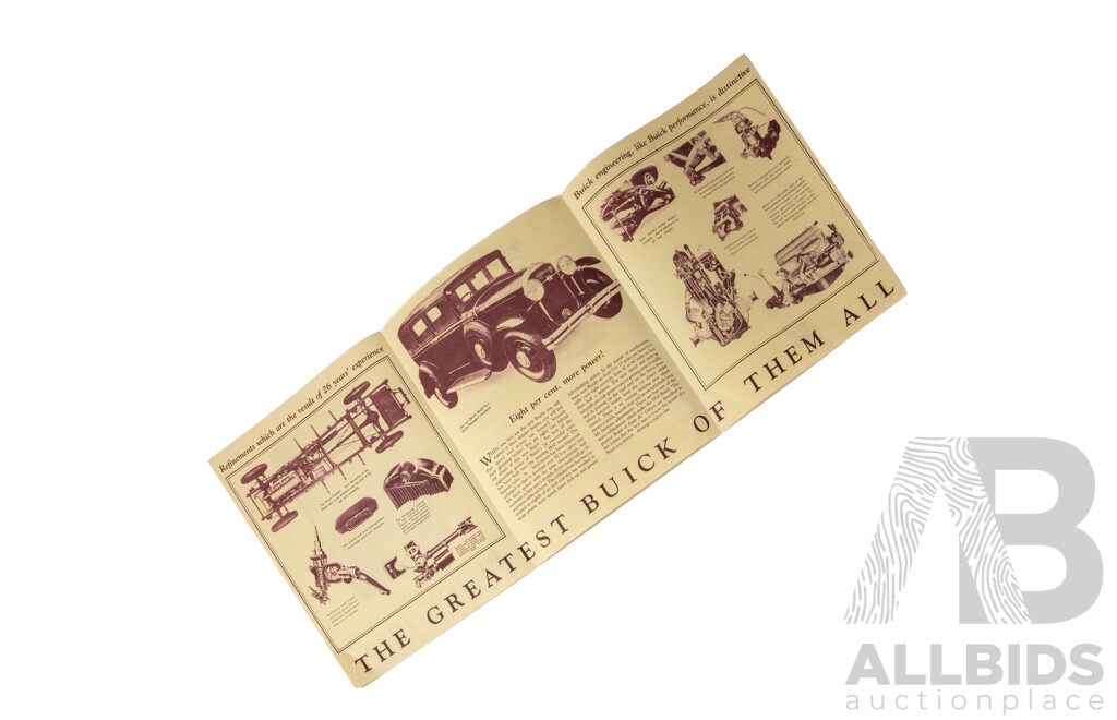 Collection of 9 ‘Mechanical Advantages of the Buick’ Items