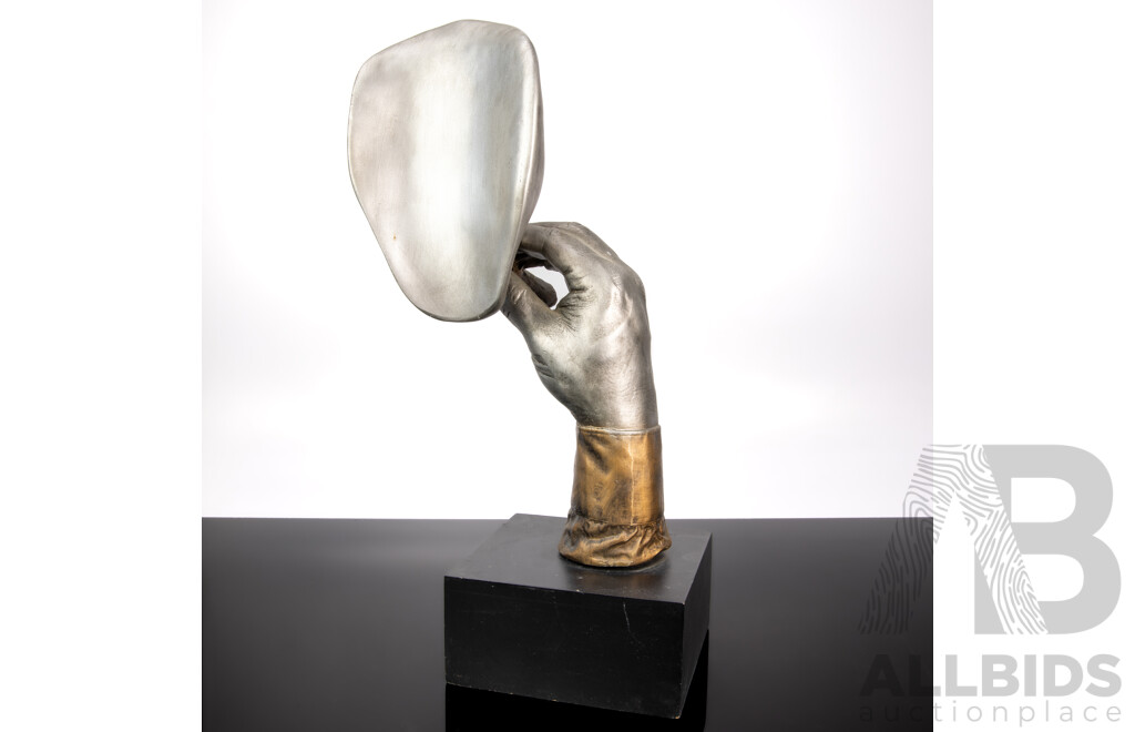 John Cutrone (Austrian) Sculpture 'Havana Man Smoking Cigar' - Austin Productions