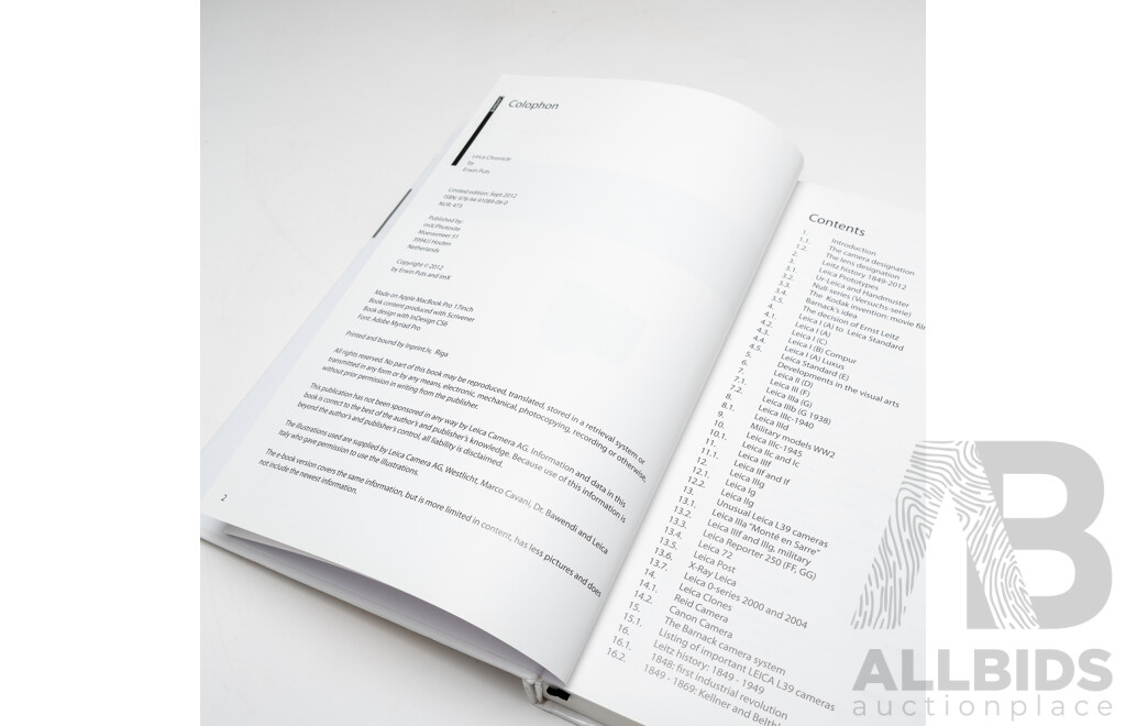 ‘The Leica Chronicle’ by Erwin Puts and ‘Sony Lenses’ (Two Volumes)