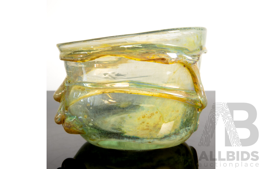 Samuel (Sam) Herman Art Glass Vase