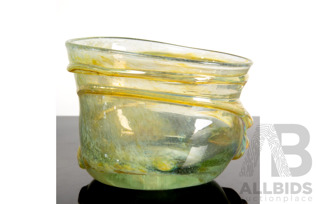 Samuel (Sam) Herman Art Glass Vase