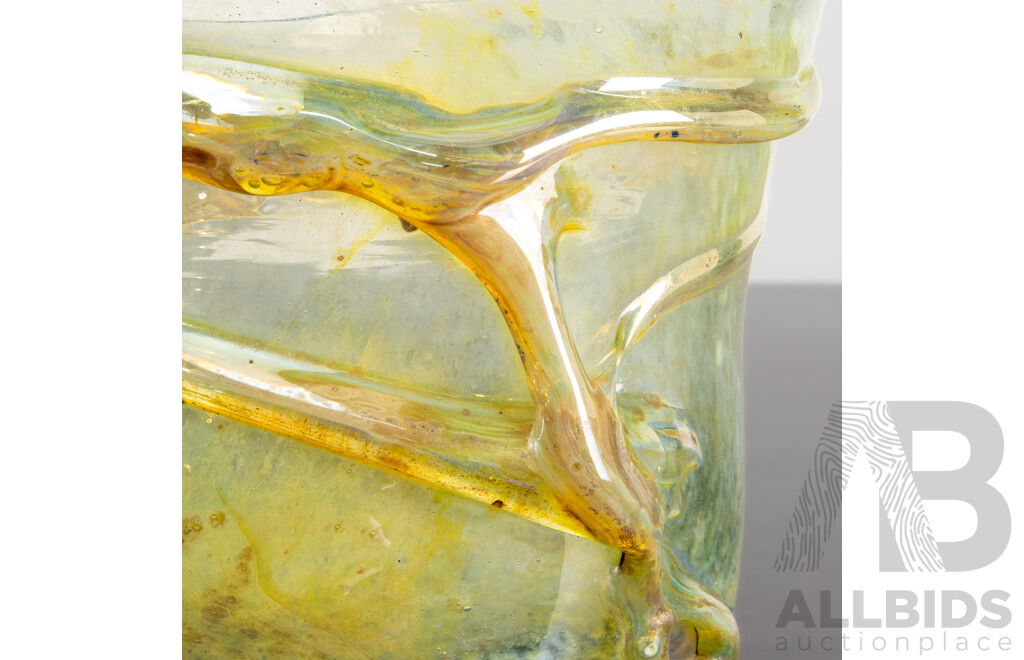 Samuel (Sam) Herman Art Glass Vase