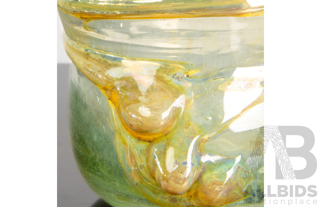 Samuel (Sam) Herman Art Glass Vase