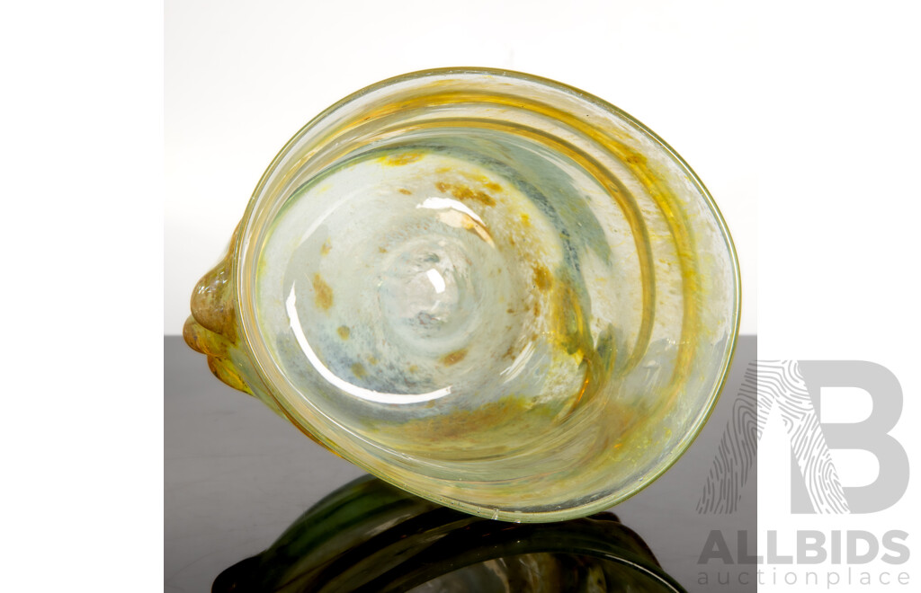 Samuel (Sam) Herman Art Glass Vase