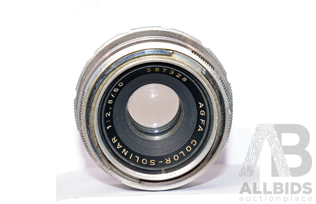 Collection of Vintage Standard Prime Lenses Including Konica and Mamiya