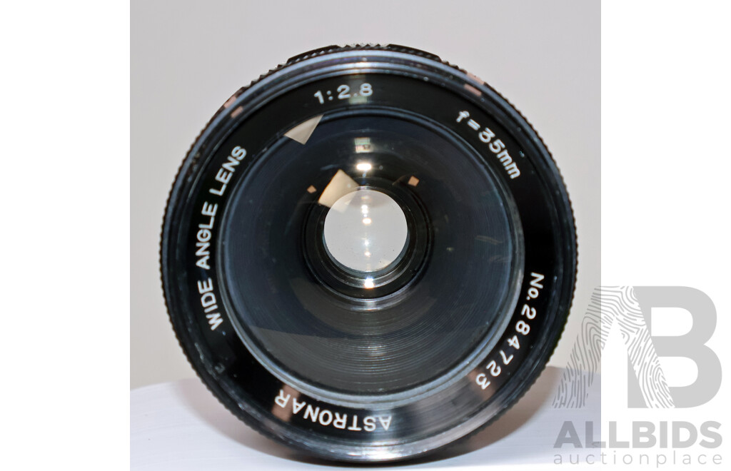 Collection of Vintage Wide Angle and Specialty Prime Lenses Including Zeiss and Dallmeyer