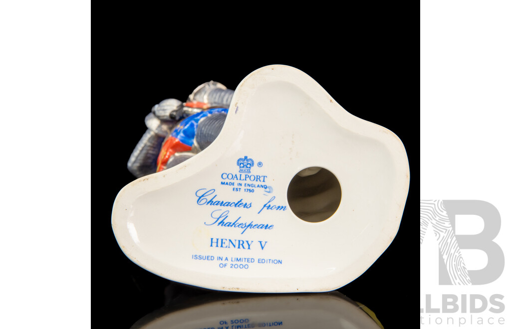 Limited Edition Coalport Shakespearean Series Figurine - Henry V
