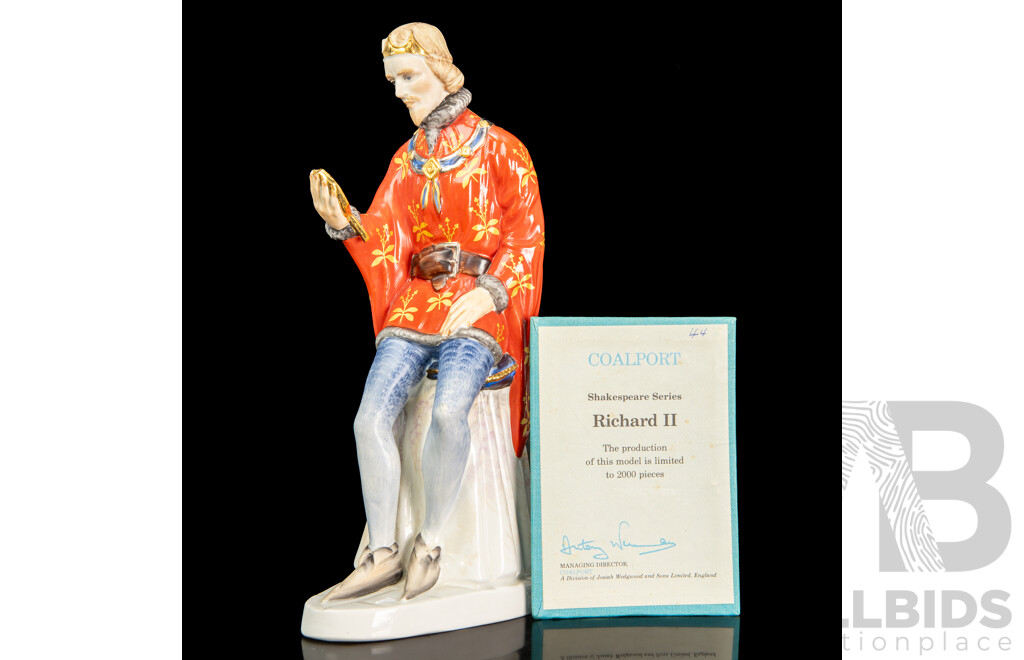 Limited Edition Coalport Shakespearean Series Figurine – Richard II