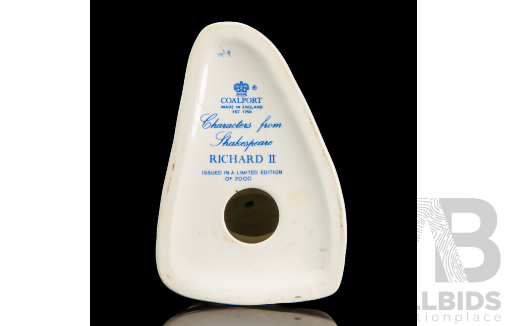 Limited Edition Coalport Shakespearean Series Figurine – Richard II
