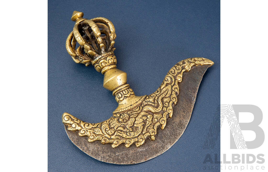 Tibetan Mahayana Buddhist Dorje Kartika Ritual Knife
