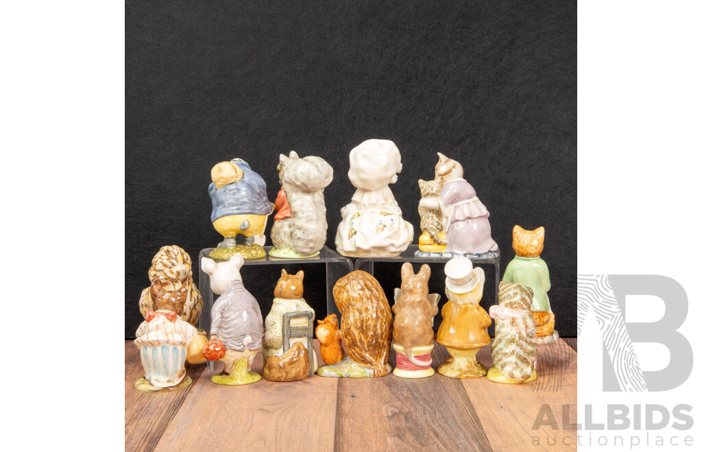 Collection of 13 Beswick Beatrix Potter Figurines, 1979