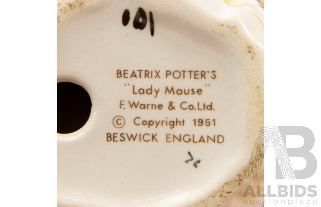 Collection of 13 Beswick Beatrix Potter Figurines, 1979