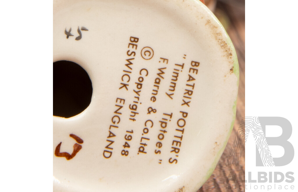 Collection of 13 Beswick Beatrix Potter Figurines, 1979