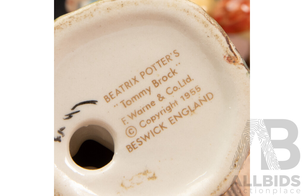 Collection of 13 Beswick Beatrix Potter Figurines, 1979