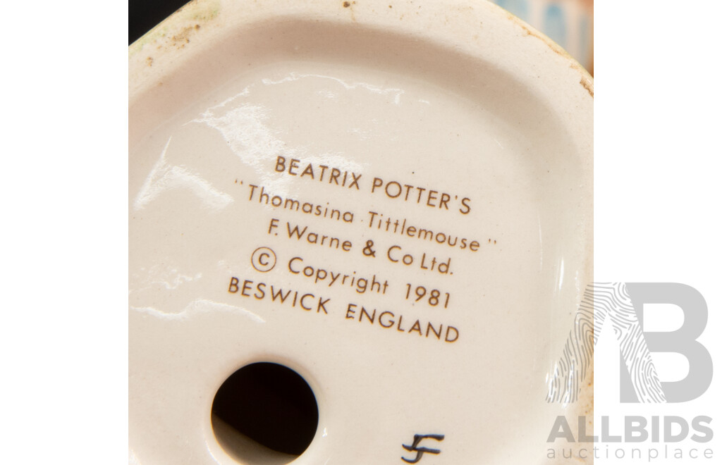 Collection of 13 Beswick Beatrix Potter Figurines, 1979
