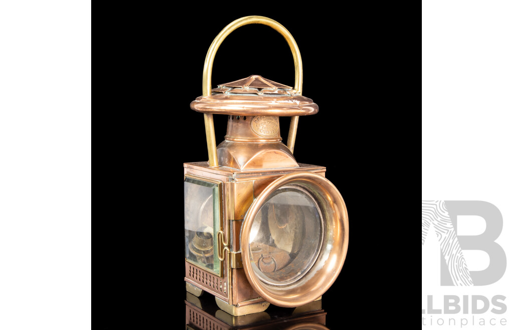 Rare Vintage Brandt Brothers Railway Lamp