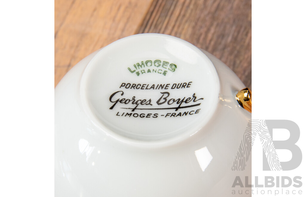 Georges Boyer Limoges Tea Cup and Saucer