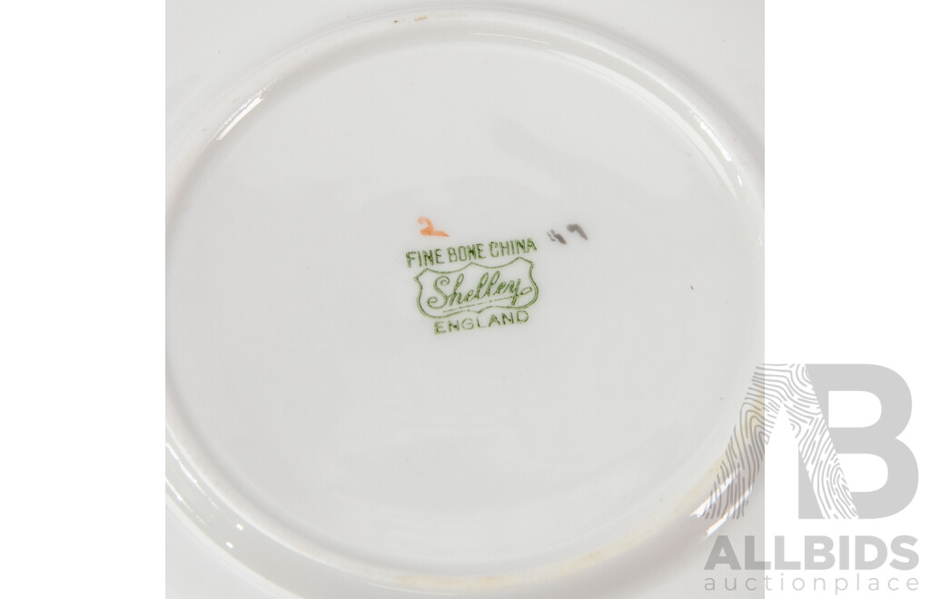 Four Vintage Cup and Saucer Sets Tuscan Shelley Wade and Royal Doulton