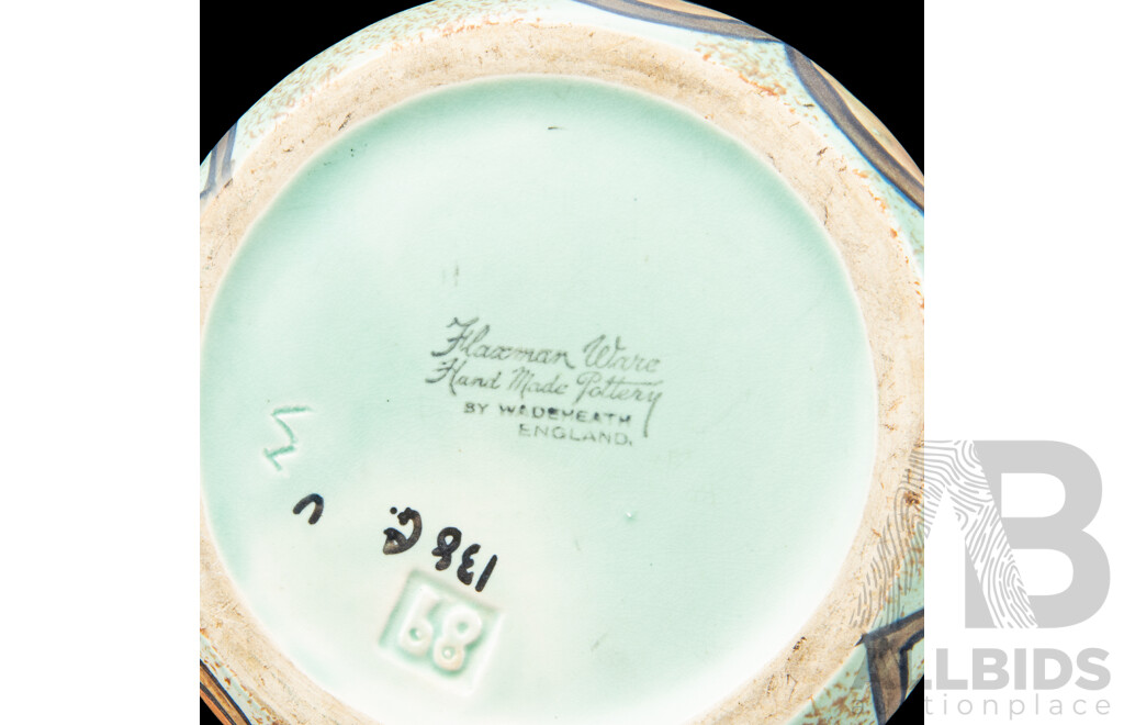 Flaxman Ware by Wade Heath Art Deco Jug