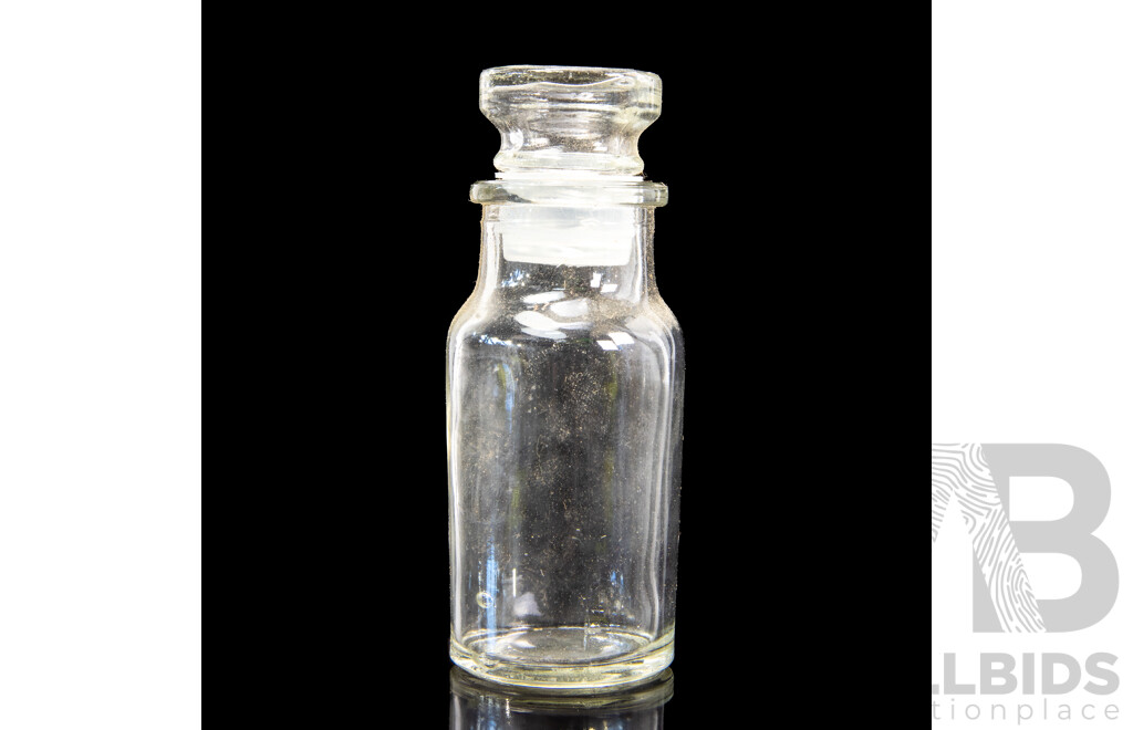 Set of 12 Vintage Glass Apothecary or Spice Jars