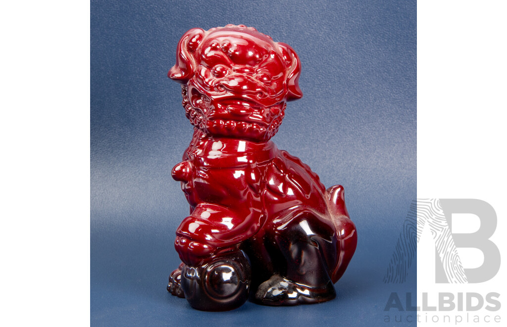 Royal Doulton Flambe Dog of Fo No 2957