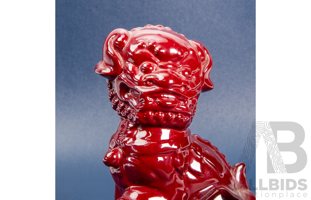 Royal Doulton Flambe Dog of Fo No 2957