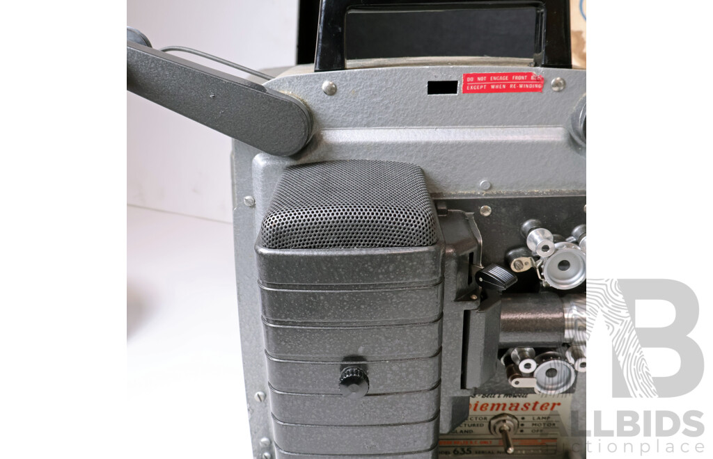 Bell & Howell Model 635 8mm Cine Projector with Original Box