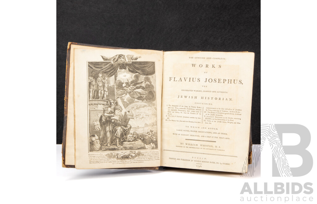 The Genuine and Complete Works of Josephus Dublin 1796