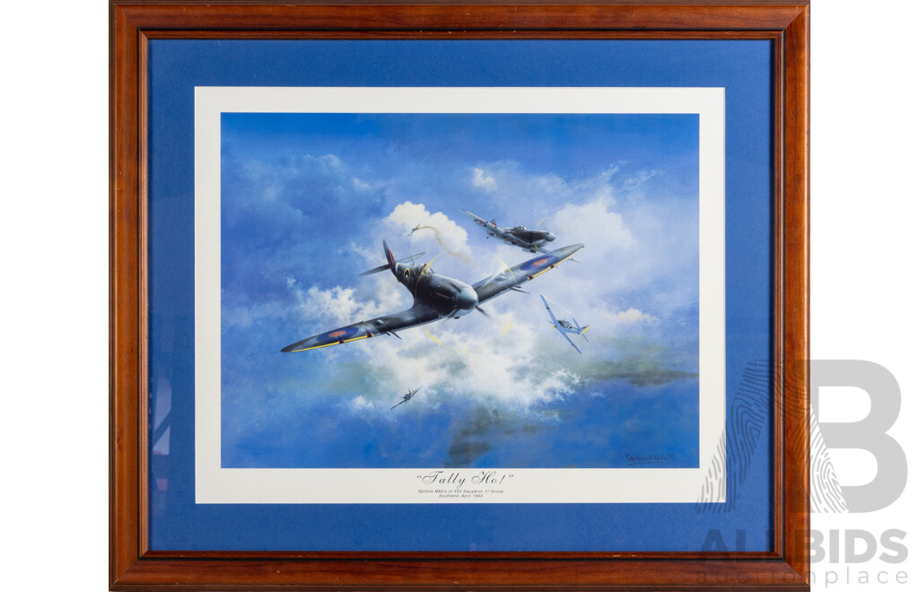 Super Rare Peter Randall Kent Tally Ho Framed Print