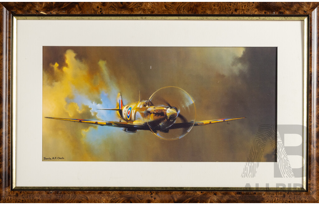Barrie Clark Framed Print Spitfire