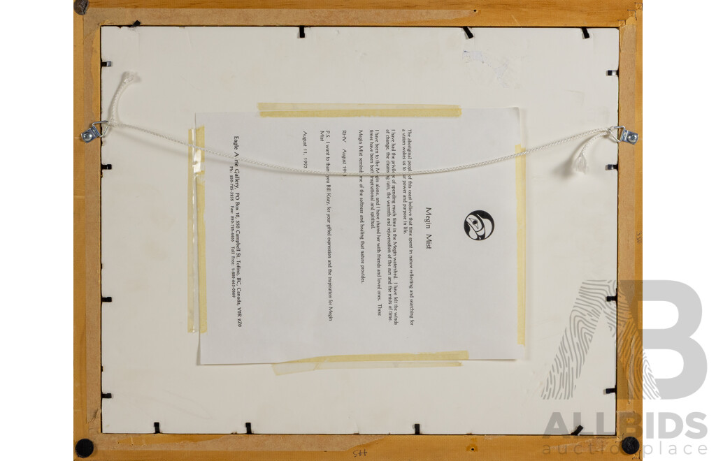 Roy Henry Vickers Print Megin Mist 1993 Framed