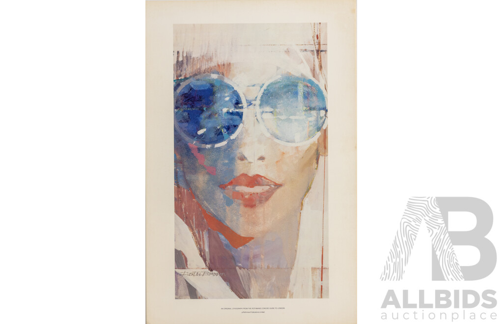 Extremely Rare Rothmans Concise Guide to London 1981 Collection of 15 Art Prints by Dexter Brown