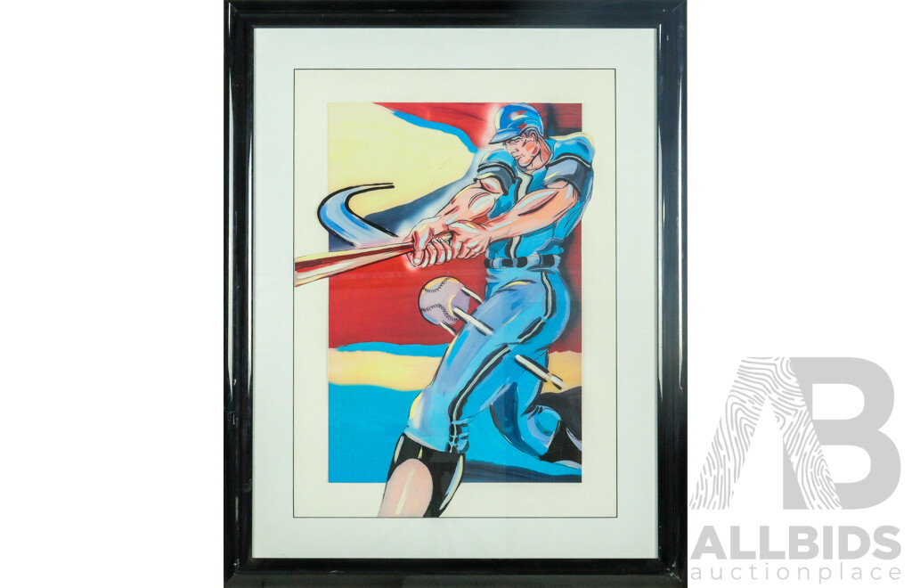 Adam Stone American Framed Sports Print Baseball